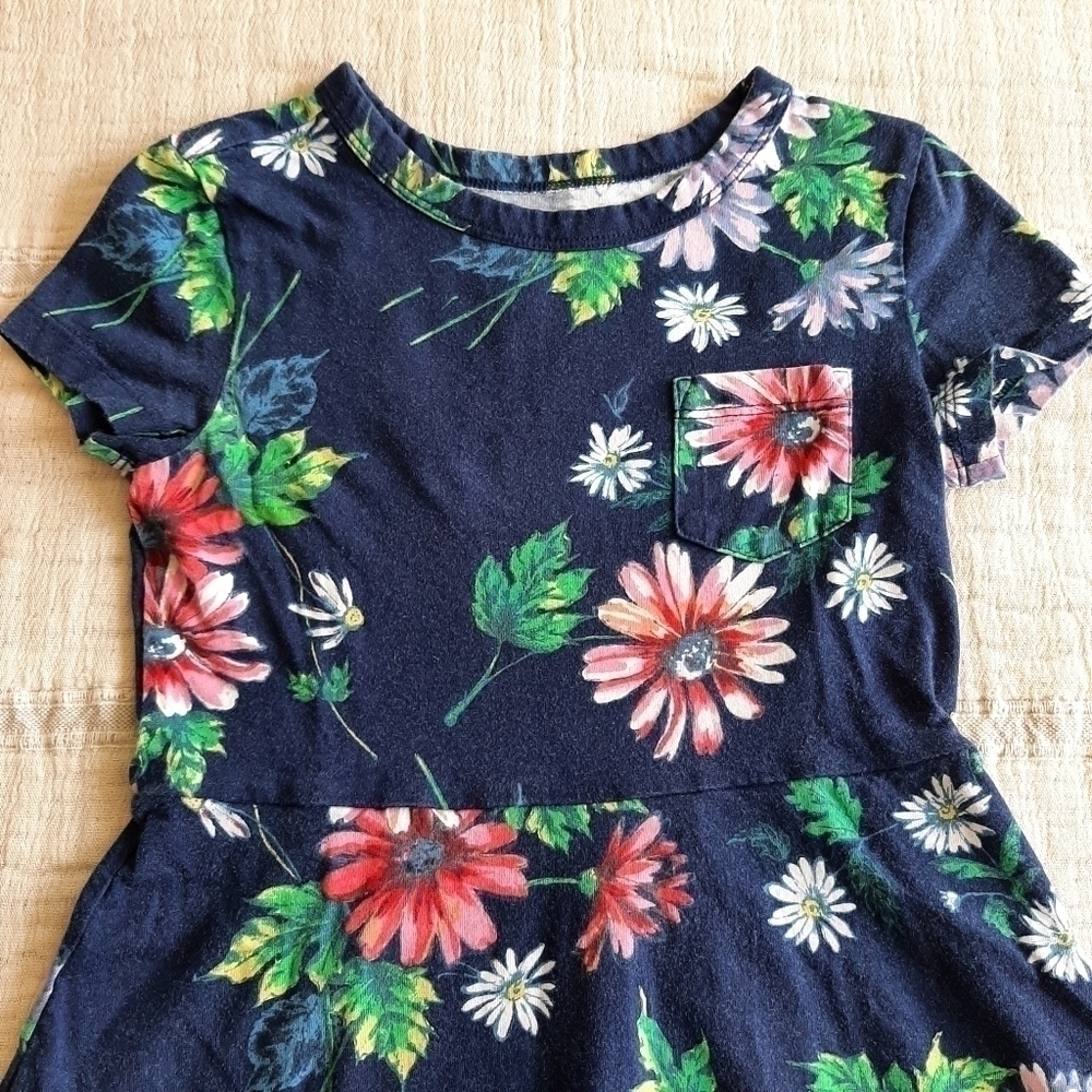 Gap Kids Blue Floral Dress size S - Picture 3 of 6